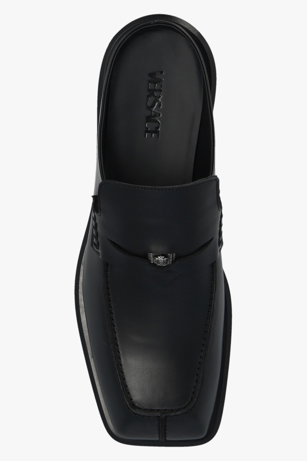 Versace Embellished loafers