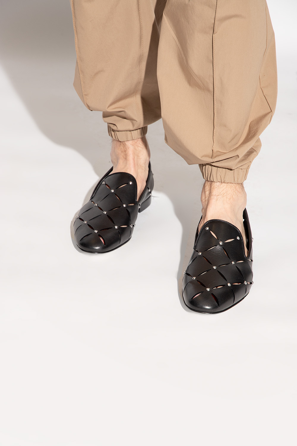 Versace Leather loafers