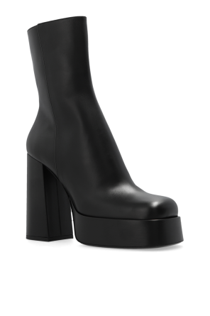 Versace ‘Aevitas’ heeled boots in leather