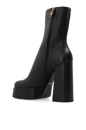 Versace ‘Aevitas’ heeled boots in leather