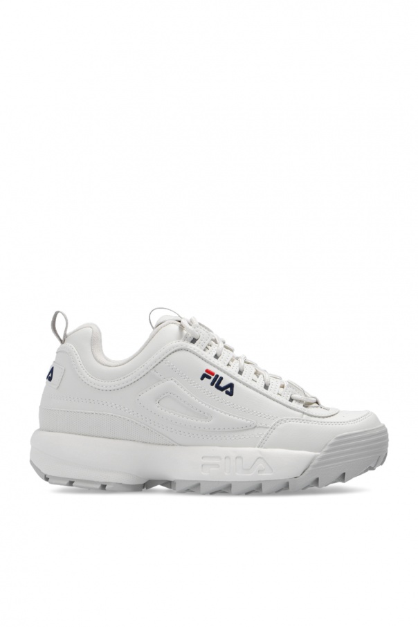 fila red ‘Disruptor Low’ sneakers