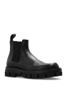 Versace Leather Chelsea boots