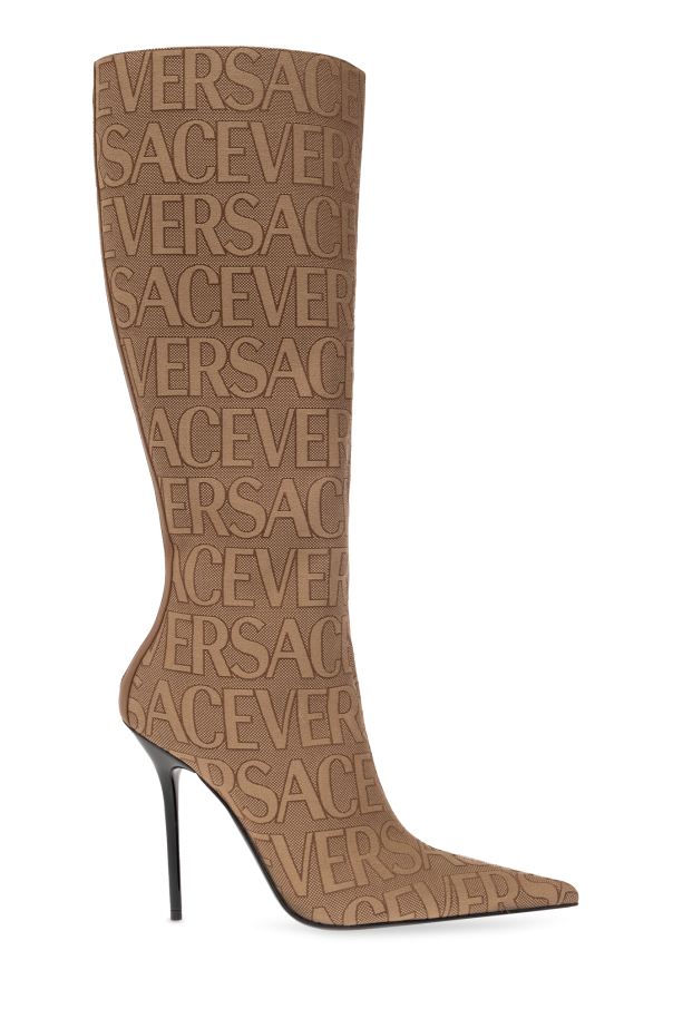 Knee-high boots from 'La Vacanza' collection od Versace