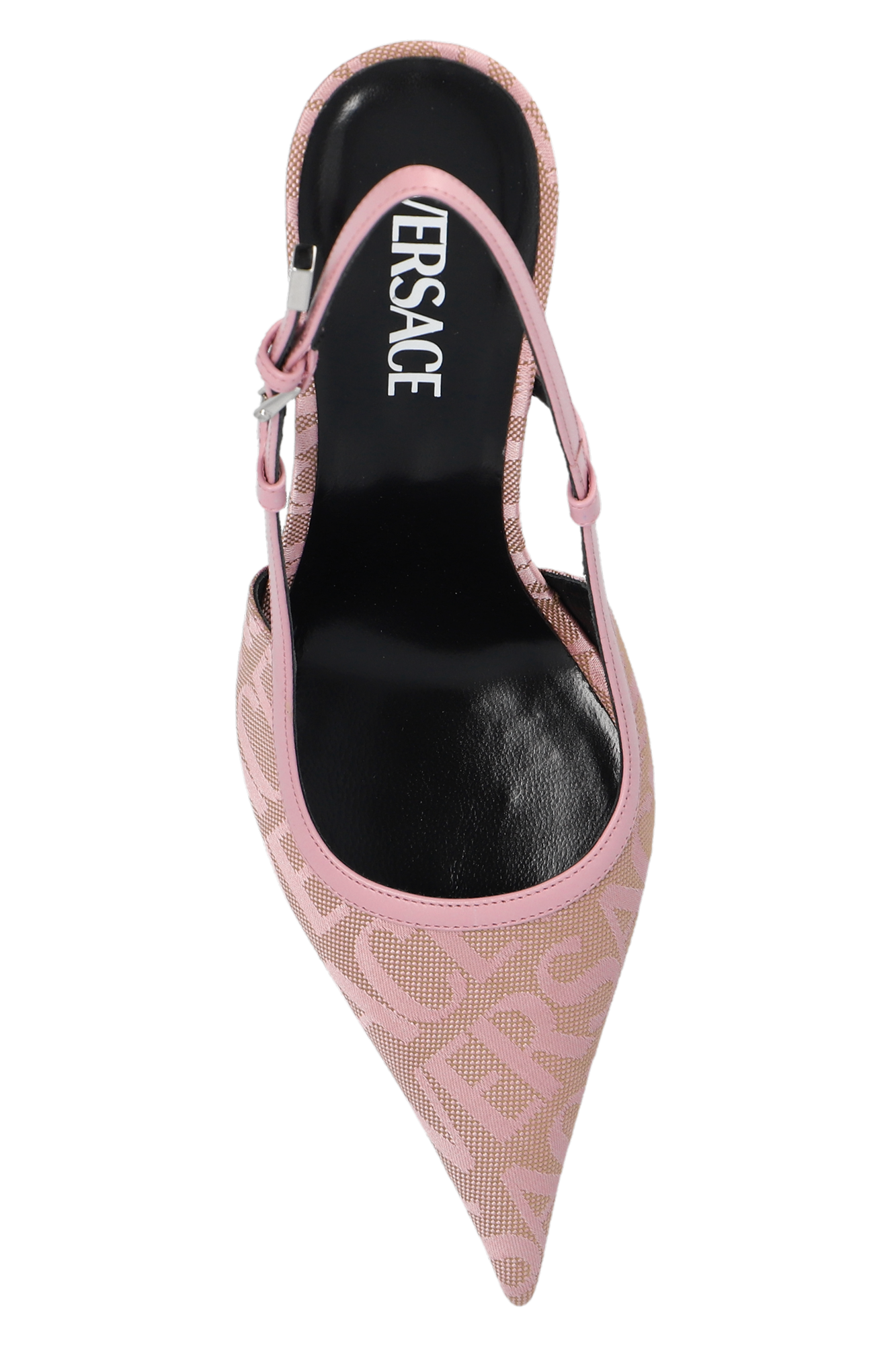 Versace Brightness braid-strap sandals Toni neutri