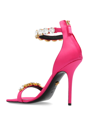 Versace Heeled sandals in satin