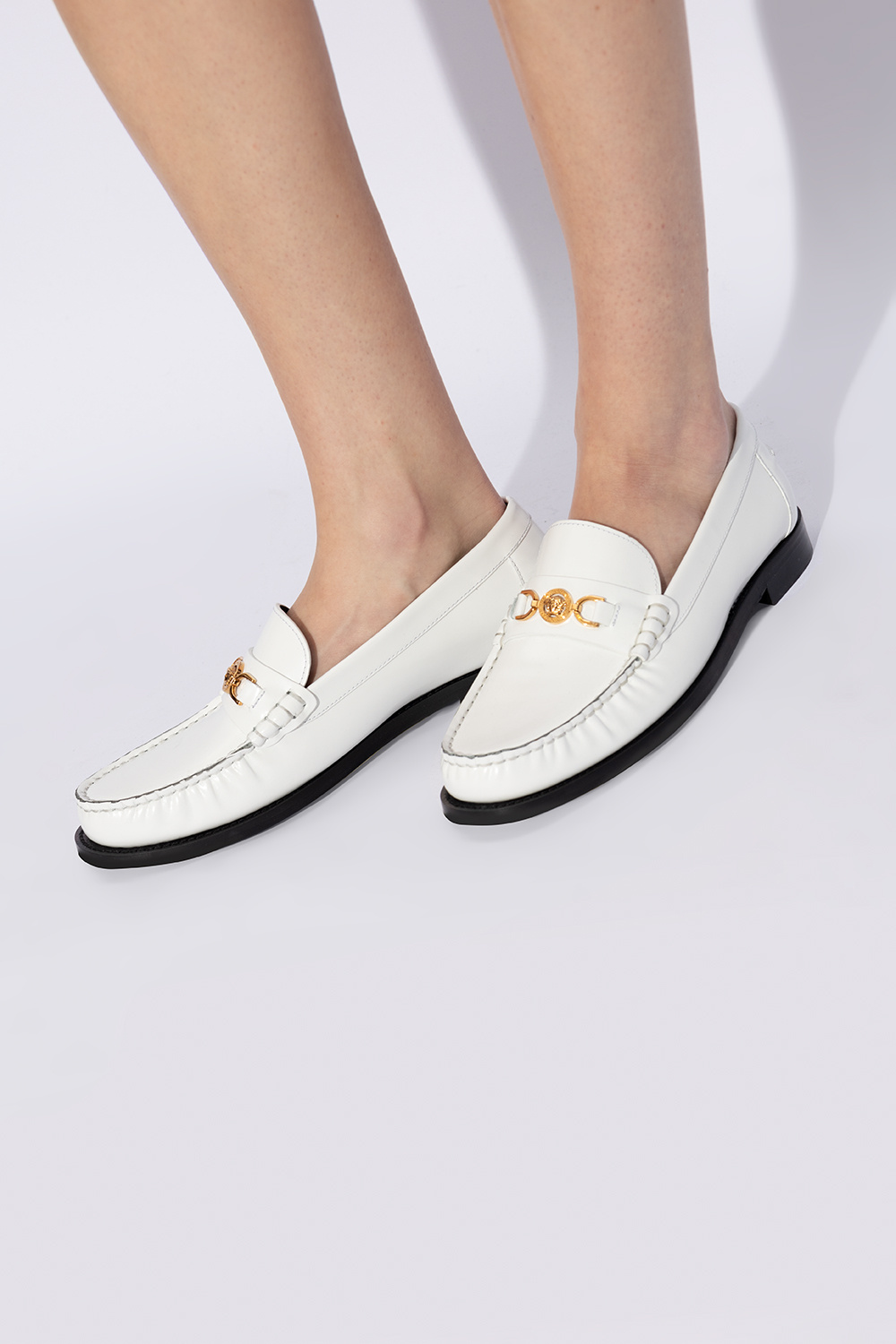 Versace Leather loafers