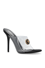 Versace BLACK Embellished mules