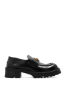 Versace BLACK Leather loafers