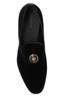 Versace BLACK Velvet slippers
