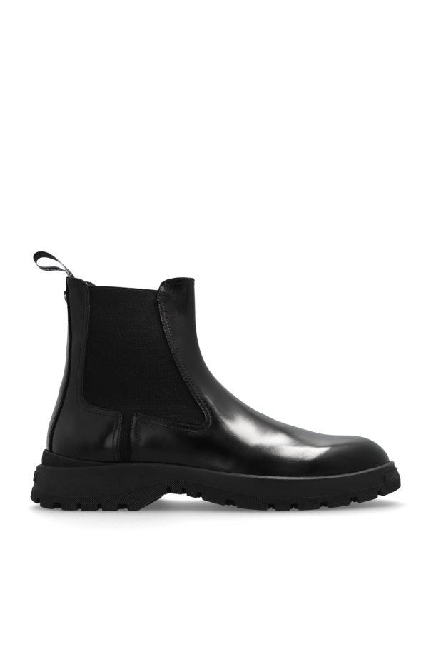 Leather Chelsea boots od Versace