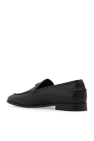 Versace BLACK Leather loafers
