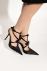 Versace BLACK Satin pumps