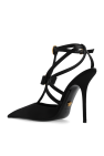 Versace BLACK Satin pumps
