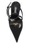 Versace BLACK Satin pumps
