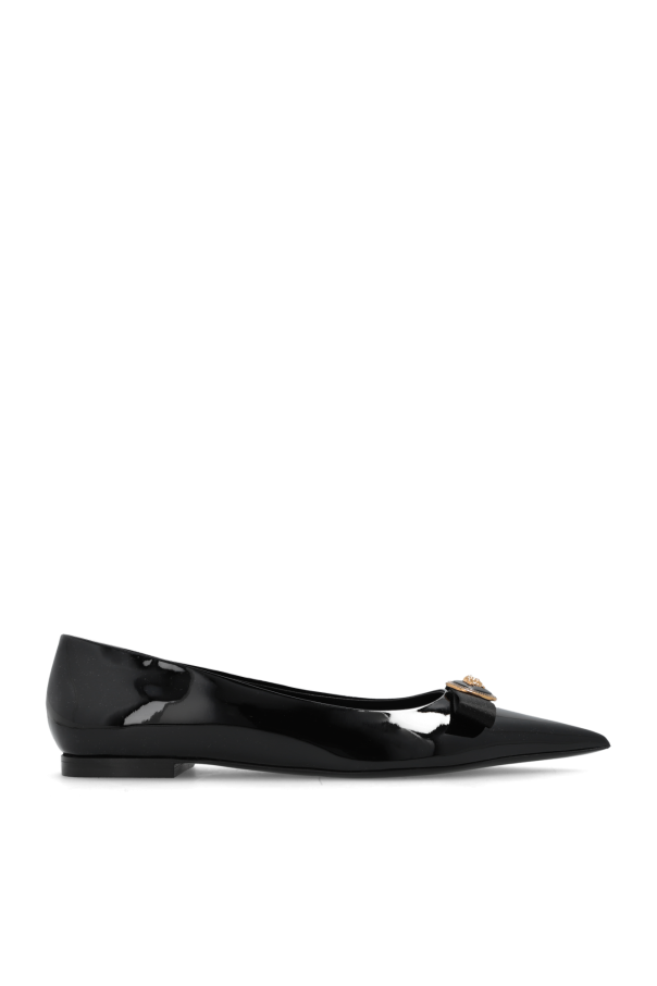 Leather ballet flats od Versace