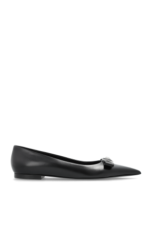 Leather ballet flats