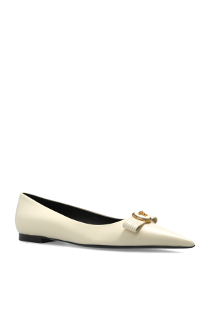 Versace Leather ballet flats with Medusa head