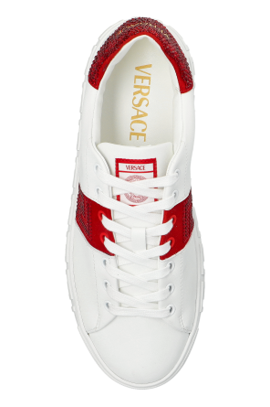 Versace Sportschuhe mit glänzenden Pailletten