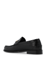Versace BLACK Leather loafers