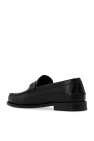 Versace BLACK Leather loafers