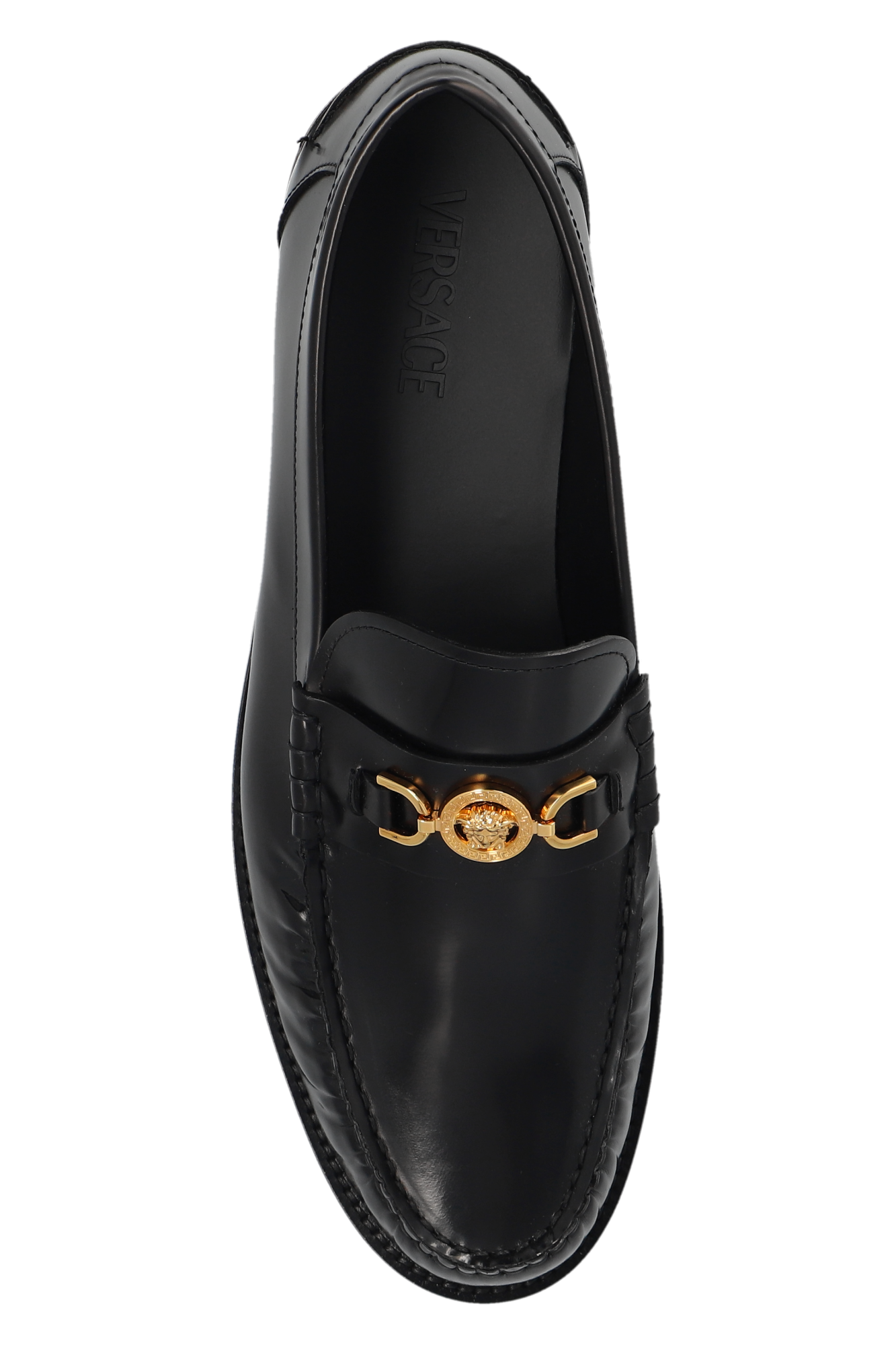 Versace Embellished loafers