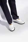 Versace WHITE Leather loafers