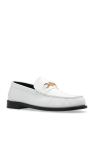Versace WHITE Leather loafers