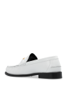 Versace WHITE Leather loafers