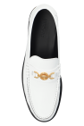 Versace WHITE Leather loafers