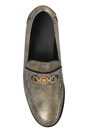 Versace Skórzane buty typu `loafers`