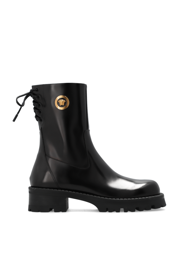 Leather ankle boots od Versace
