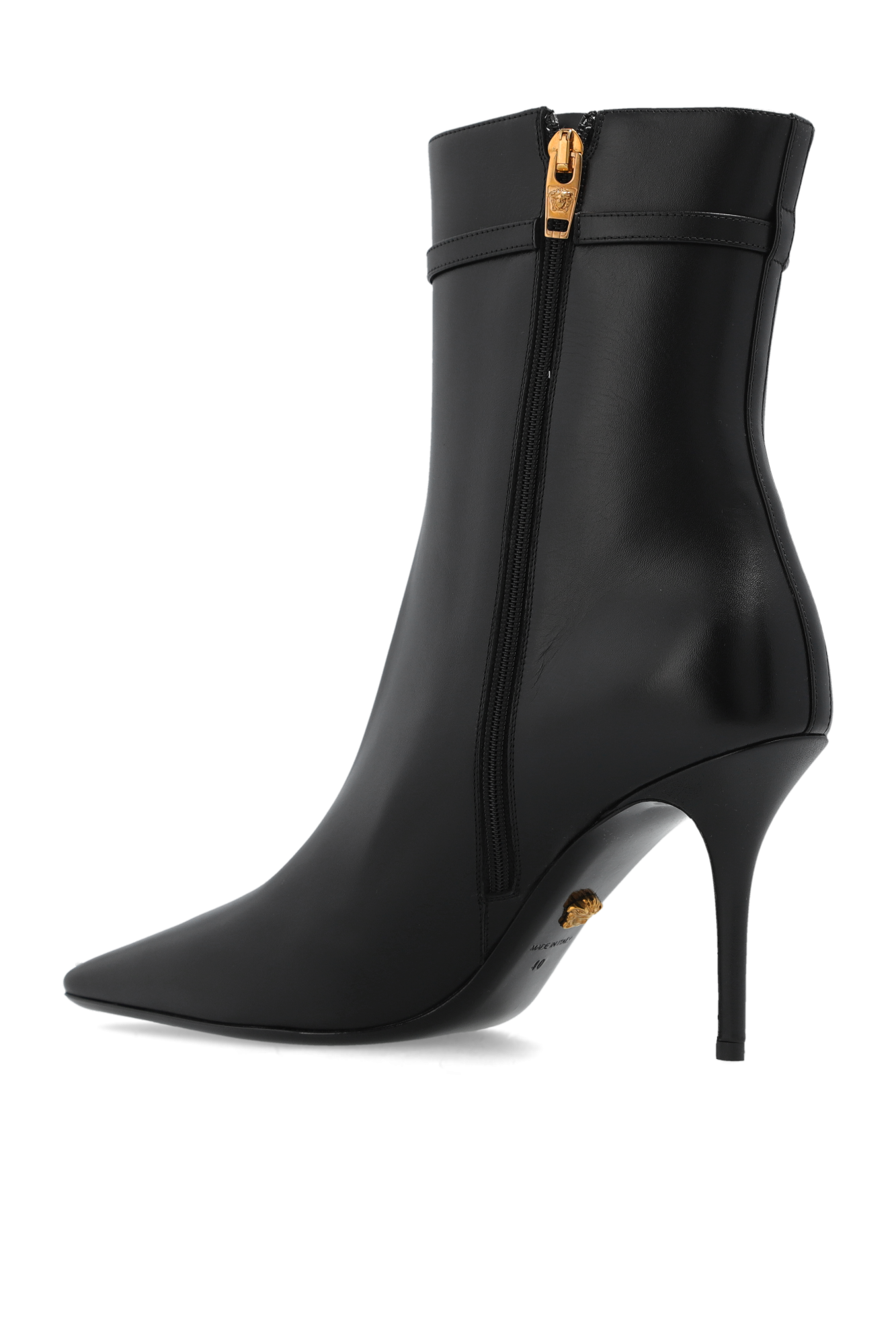 Versace Leather ankle boots