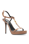Versace Heeled sandals in leather