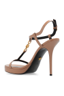 Versace Heeled sandals in leather