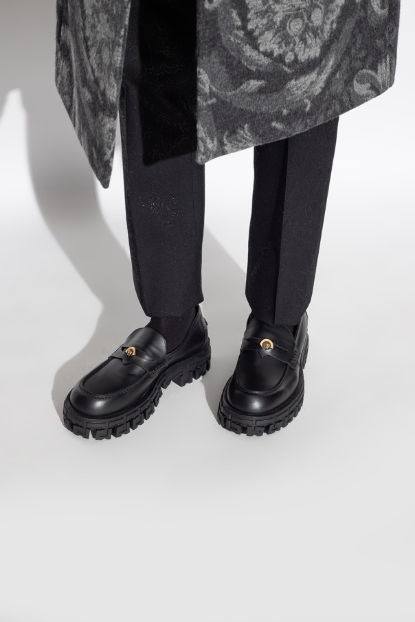 Versace Leather loafers