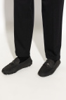 Versace BLACK Leather Loafers