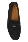 Versace BLACK Leather Loafers