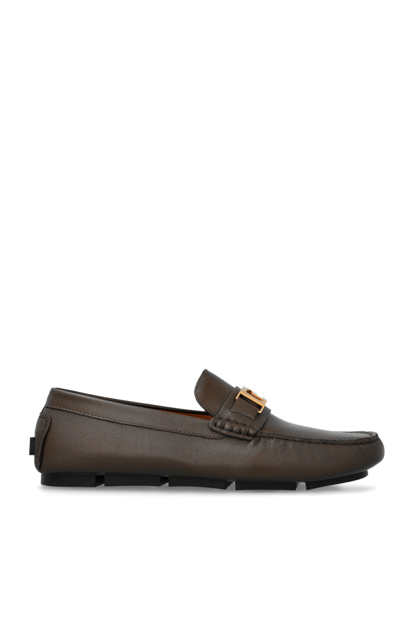 Versace Leder Mokassins