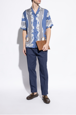 Versace Leder Mokassins