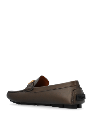 Versace Leder Mokassins