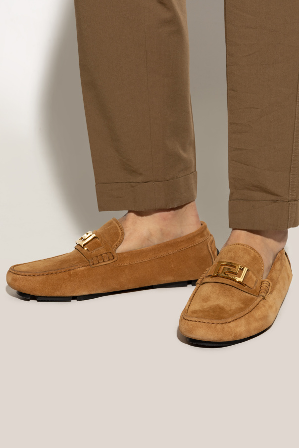 Versace Suede Loafers