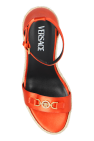 Versace ORANGE Wedge Sandals