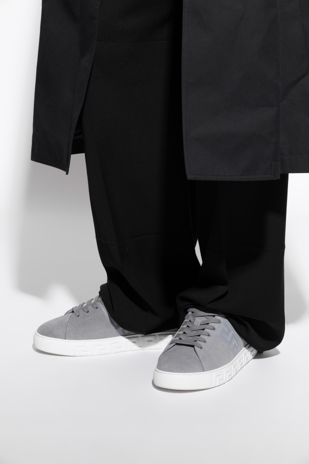 Versace Suede sports shoes