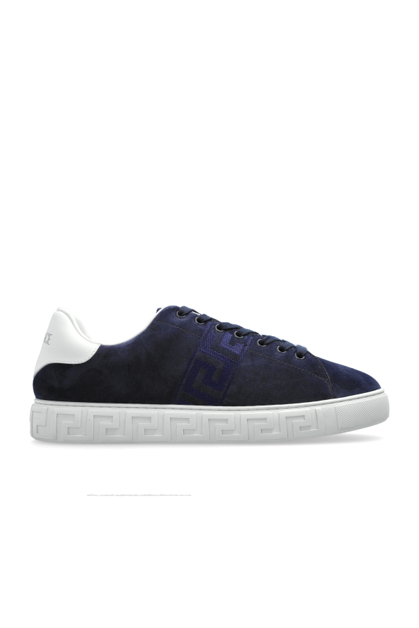 Suede sports shoes od Versace