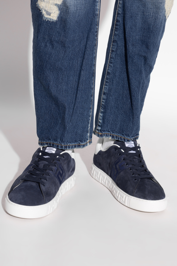 Versace Zamszowe buty sportowe