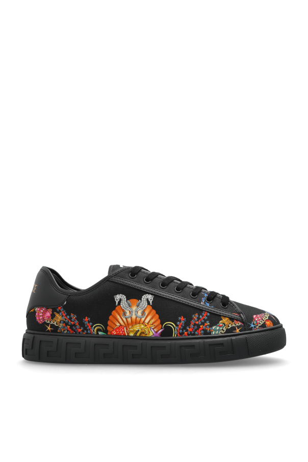 Versace Buty sportowe z kolorowym nadrukiem