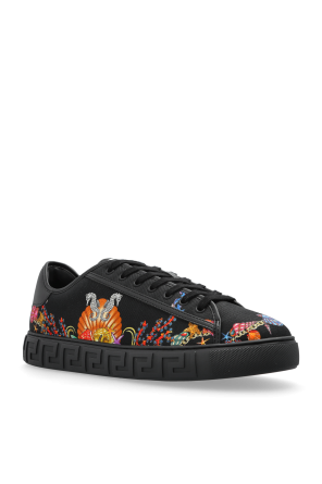 Versace Buty sportowe z kolorowym nadrukiem