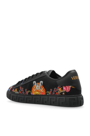 Versace Buty sportowe z kolorowym nadrukiem