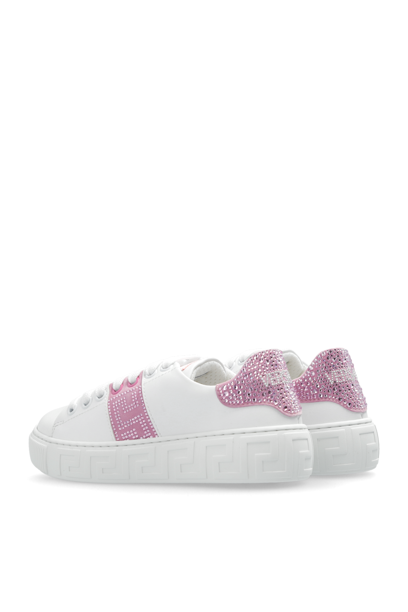 Versace Kids Sneakers with sparkling wass