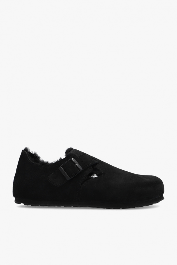 Birkenstock ‘London Shearling’ suede shoes